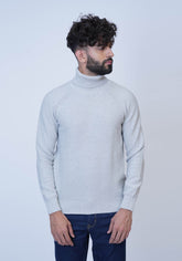 Turtle Neck Light Grey Sweater